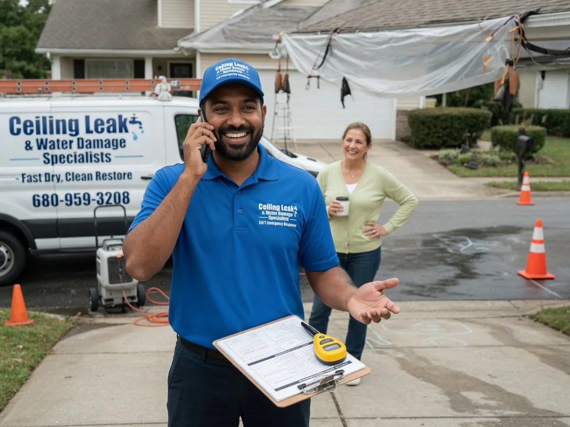 Ceiling Leak Cleanup Roach, MO FAQs